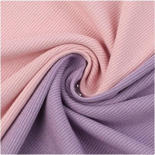 Width 55" Solid Color Comfort Soft Fine Thread Elastic Knit Fabric By The Yard For T-Shirt Dress Pants Material