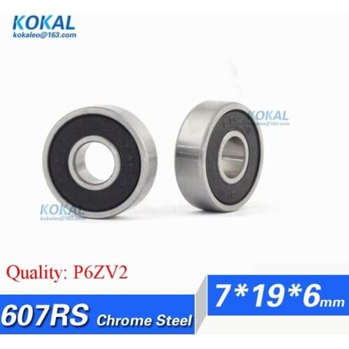 [CM607RS-P6]10PCS Free Shipping bearing steel R1970RZ 607RZ 607RS 7mm*19mm*6mm ABEC-5 bearing