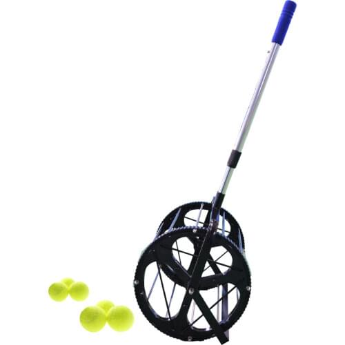 Telescopic Tennis Balls Hopper Basket Tennis Ball Collection Picker Ball Retriever 55 balls Capacity Picking Machine