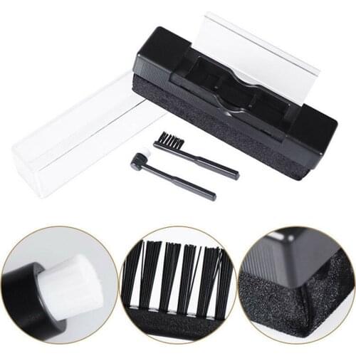 Vinyl Records Handle Carbon Fiber DuPont Brush Cleaning Scrubbing Brush For Turntable LP Phonograph Records Longplay #SD