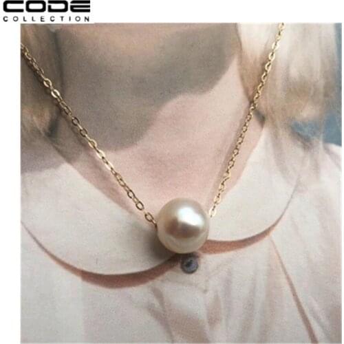 New Large Size Pearl Pendant Necklace Diameter 2cm Wide For Women Girl Party Wedding Jewelry Necklace Accessories Holiday Gift