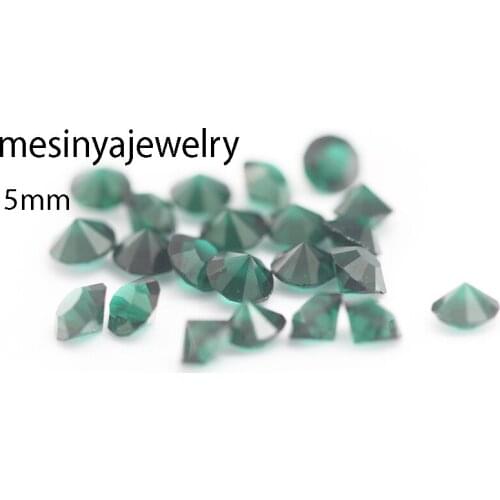 10pcs 5mm May Green Rhinestone Birthstone Custom Floating Charms For Glass Locket