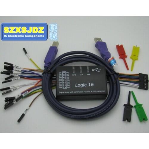 16G Puissant Oscilloscope 16 canaux Analyseur Logique DSLogic C20 C20P Kit Double Canal DSCope Analyseur Logique Saleae16