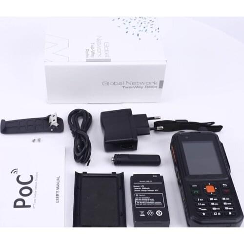 2021 Ecome ET-A87 Cellphone 200 km LTE zello Walkie talkie With Sim Card Android 4g network Poc Radio