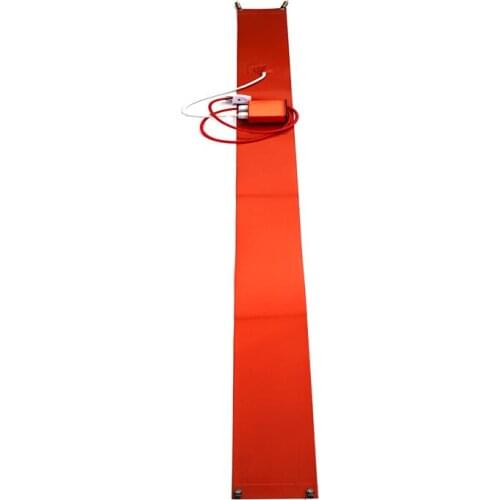 250*1840*1.5mm 110V 3000W Silicone Heating Pad for Oil Barrel with digital thermostat on wire 2000mm lead wire with 2 pins plug