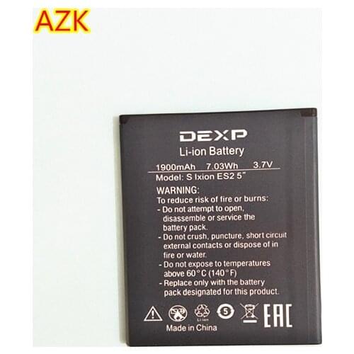 AZK 1900mAh DEXP S Ixion ES2 5" Battery For DEXP Ixion ES 2 5'' Battery High Quality