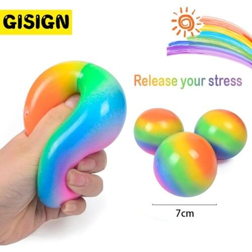 Colorful needoh Ball dna Press Unzip Toy Relieve Anti Adult Stress Hand Squeeze Decompression Fidget Pack For Kids Antistress