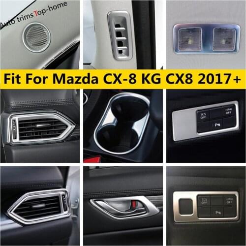 Water Cup Holder Reading Light Handle Bowl Head Lamp Window Lift Pillar A Speaker Cover Trim For Mazda CX-8 KG CX8 2017 - 2021