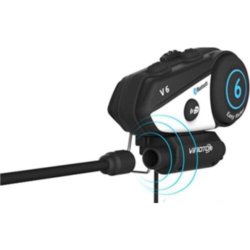 Colbeyke BT Interphone Motorcycle Helmet Headset Intercom simultaneously pair 2 different Bluetooth High-fidelity transmission