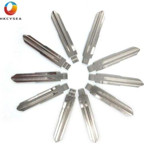 HKCYSEA 10 pcs/lot Universal Metal Blank Uncut Flip KD Remote Key Blade Type #03 for Old Honda NO.03 Blade
