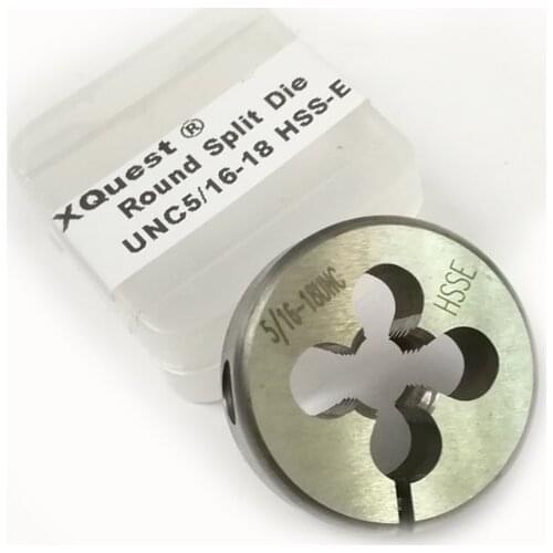 HSSE Screw Circular Adjustable Split Die UNC 5/16 UNC5/16 5/16-18 5/16-24 Unified Fine Thread Round dies UNF UNS 5/16-32 5/16-40