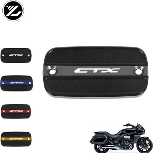 CNC Motorcycle Master Cylinder Front Brake Fuel Reservoir Cover Tank Cap For HONDA CTX700/N CTX1300 2014-2016 2015