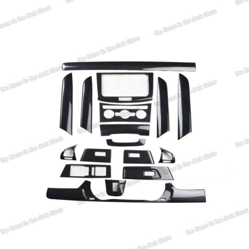Lsrtw2017 Carbon Fiber Car Dashboard Gear Panel Window Door Trims for Volkswagen Passat B7 2012 2013 2014 2015 2016 Vw Arteon Cc
