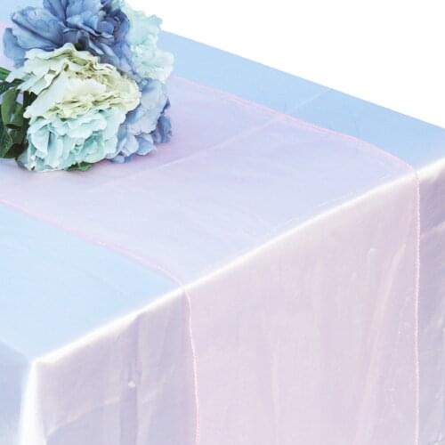 31 Colors Organza Table Runner Soft Sheer Fabric Chair Bows Swag Wedding Event Xmas Party home Banquet Table Decor 12"x108