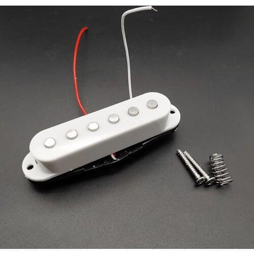 Single Coil Pickup Neck/Middle/Bridge Position Pickup Black White Cream for Choose Guitar Accessories