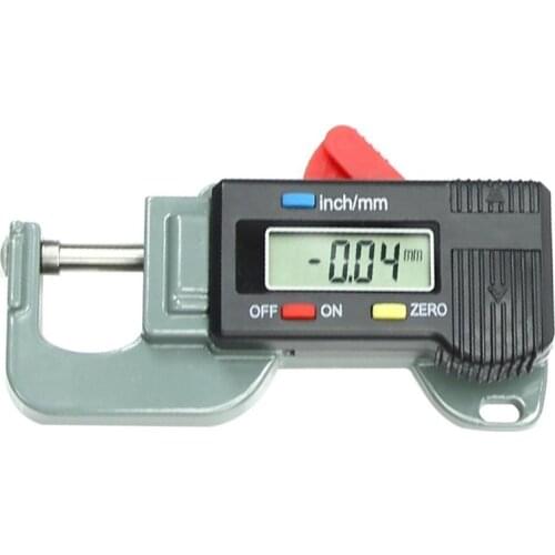 Portable Precise Digital Thickness Gauge Meter Metal Tester Micrometer 0 to 12.7mm