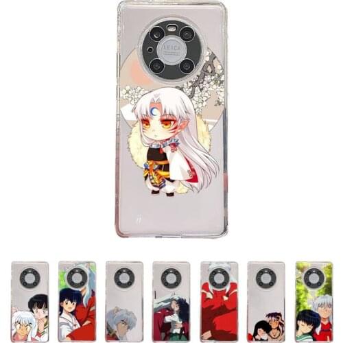 Inuyasha Sesshoumaru Higurashi Kagome Phone Case Transparent For Huawei enjoy 20 10 9 8 7 S SE E C Z pro plus lite Soft TPU