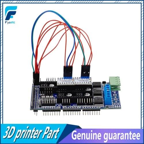 Ramps 1.5 Base on Ramps 1.4 3D Control Panel Printer Control Panel Mainboard Mendel+2pcs TMC2130 V1.1 For SPI Drivers