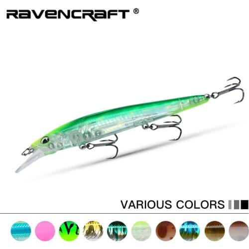 Ravencraft RcSlasher QINGTINGQIE 90mm/7.8g Slow Sinking FHARD BAITS Minnow Wobbler Sea Fishing Artificial Lure