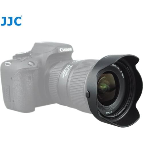 JJC LH-82 Reversible Lens Hood Flower Shape For Canon EF 16-35mm f/4L IS USM Lens Replaces Canon EW-82