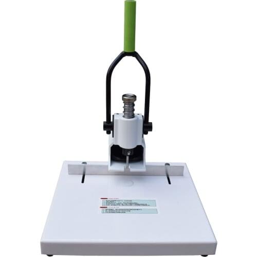 Manual Single Hole Punching Machine Round Hole Small Punching Machine Paper Plastic Cloth Punching Drill Bit Optional