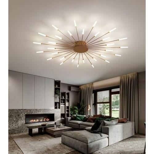 Heng Yuan lighting fireworks led ceiling lamp, used in the living room, bedroom and family simple creative European lighting