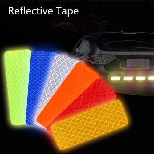 SALE TOP Reflective Tape Waterproof Safety Stickers Warning Tape for Bikes Helmets Cars Scooters Car Accessories Wholesale CSV