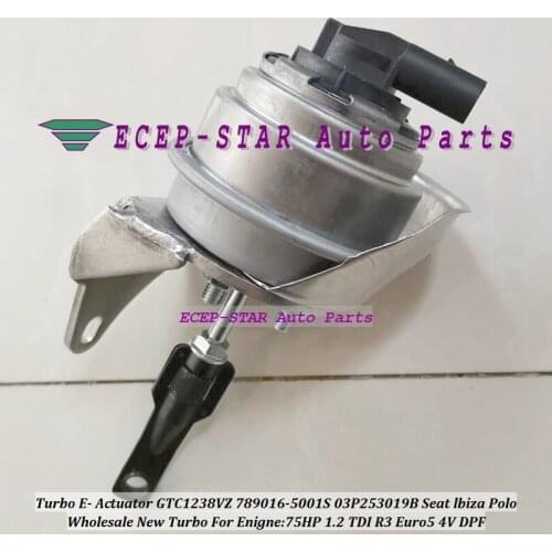 Turbo Electronic Actuator GTC1238VZ 789016 789016-0001 789016-0002 03P253019B For Seat lbiza For Polo 1.2 TDI R3 Euro5 4V DPF
