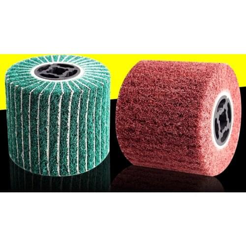 Pulling wheel polishing wheel bull blocker grinding wheel scouring pad wheel polishing fiber nylon wheel