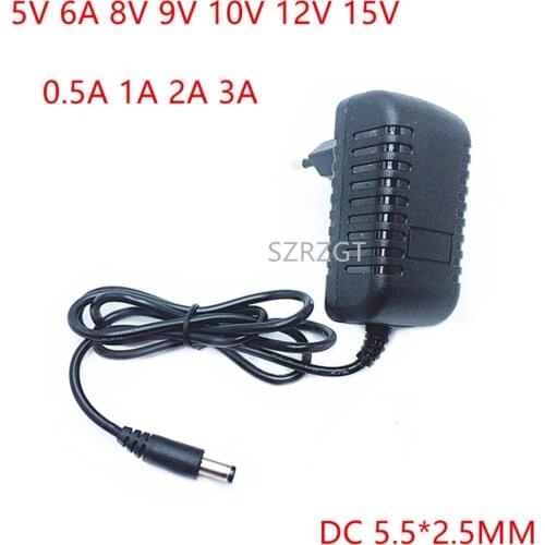 AC 110-240V DC 5V 9V 12V 24V 0.5 1A 2A 3A Universal Power Adapter Supply Charger adapter For 3528 5050 5630 LED light strips