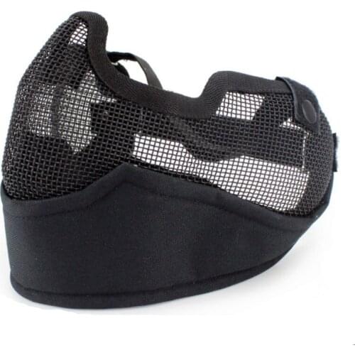 V2 Tactical Skull Paintball Mask Protective Cosplay Party CS Wargame Half Face Strike Steel Mesh Hunting Airsoft Military Masks