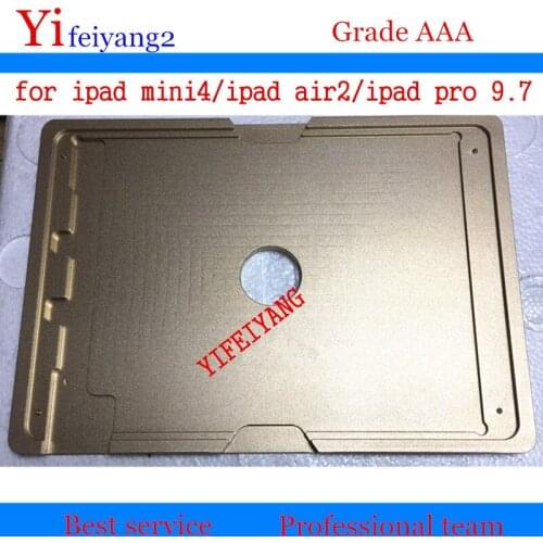 10pcs YIFEIYANG For ipad pro 9.7 Metal aluminum LCD touch screen mold machine mould refurbish for ipad mini4 for ipad air 2