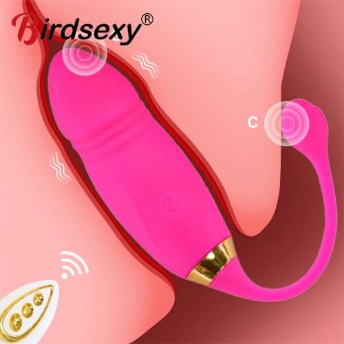 10 Speeds Jump Egg Vibrator Vibrating Egg Silicone Wireless Remote Anal Clitoris Stimulation Sex Toys for Women Adult Products