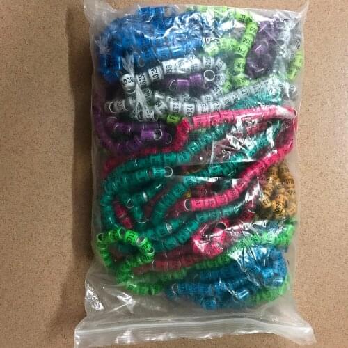 2020 customized colorful pigeon rings RO 000001-005000 5000pcs/Lot bird rings 8mm