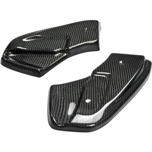 Car Accessories Fiesta Carbon Fiber Rear Spat MK7 MD Style Fibre Corner Facelift Trim(Fit MK7 ST/STLine/Zetec S version 2013 On)