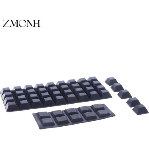 40Pcs Self-Adhesive Rubber Bumper Stop Non-slip Feet Door Buffer Pad For Home Funiture Accessories
