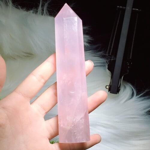 Rose quartz tower
