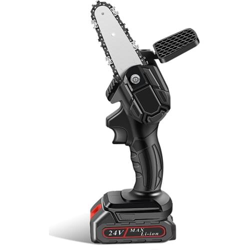 Chainsaw Handheld Rechargeable Powered Chainsaw Electric Protable Chainsaw Wood Cutter Pruning Shears Chain Saw for Garden