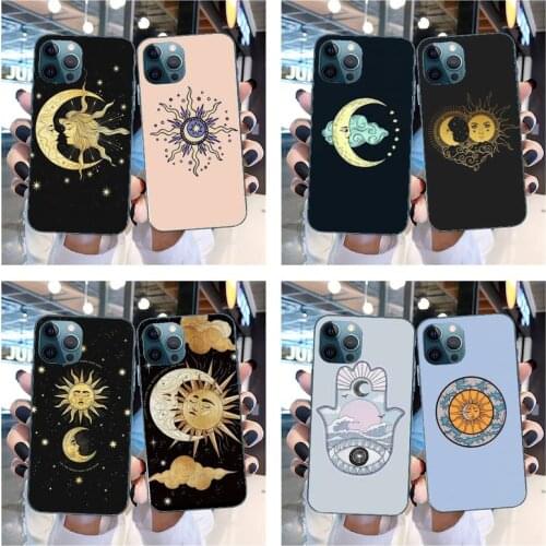 Moon Sun Day Night Phone Case For IPhone SE2 11 Pro XS MAX XS XR 8 7 6 Plus 5 5S SE Case