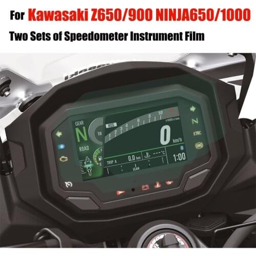 For Kawasaki Z650 Z900 NINJA650 2020 Z H2 NINJA1000 2020 Motorcycle speedometer Scratch TPU Protection Film Dashboard Screen