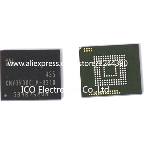 For Samsung Note 2 N7100 eMMC nand flash memory chip IC programmed with firmware KMV3W000LM-B310