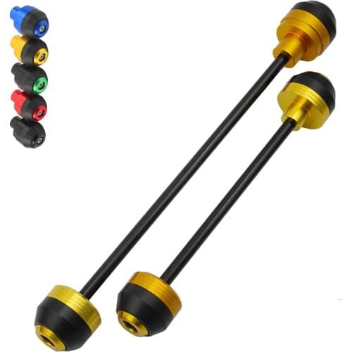 For YAMAHA YZF R1 YZF-R1 S M 2015 2016 2017 2018 2019 2020 Front Rear Wheel Slider Fork Axle Crash Protector Swing Arm Aluminum