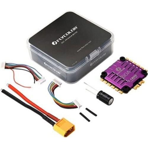 Flycolor X-Cross 60A BLheli_32 3-6S 4in1 Brushless ESC with 5V BEC Output for RC FPV Racing Drone