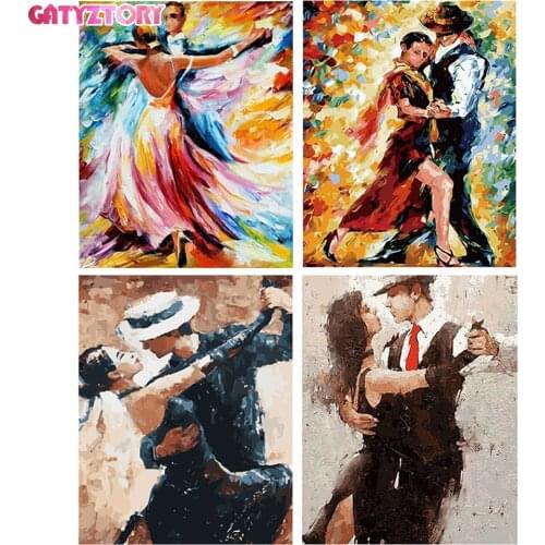 GATYZTORY Frame DIY Painting By Numbers Picture By Numbers Landscape Wall Art Acrylic Paint For Home Decor Art