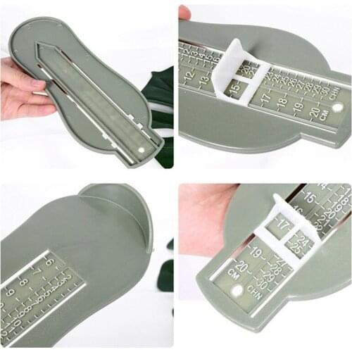 9 Colors Kids Foot Measure Gauge Baby Kid Foot Ruler Gauge Baby Children Infant Shoe Size Feet Measuring Ruler Nail Care Tool