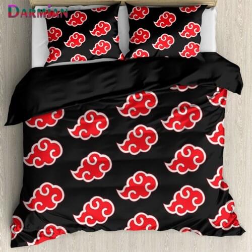 DARMIAN 2021 New Trendy Anime Design Duvet Covers 3Pcs/Set for Kids Boys Men Bedding Set King/Queen Bedspread with Pillowcase