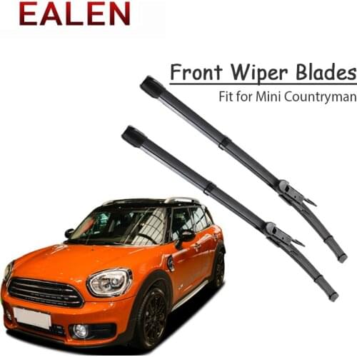 EALEN For Mini Cooper S Countryman R60 F60 2018 2017-04 Windscreen Wiper Accessories 1Set Rubber Car Front Wiper Blade Kit