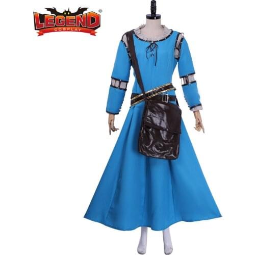 Cosplay legend Brave Princess Merida Cosplay Costume Adult Halloween Suit Custom Made H001