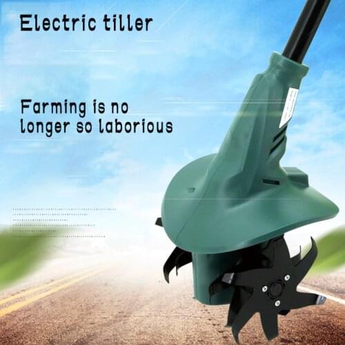 Multifunctional household small charging micro tillage weeder ripper cultivator rotary tiller tiller garden weeder
