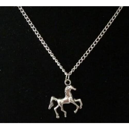 Fashion Summer Style Necklace ! Lovely Horse Animal Charms Vintage Protection Pendants Necklace For Women&Men Jewelry